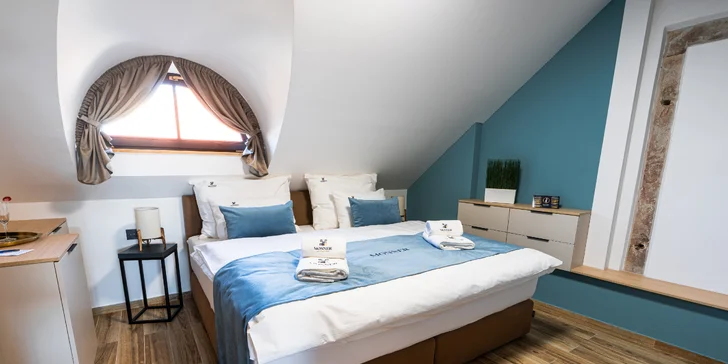 Využít můžete minibar (pokoj 304). 