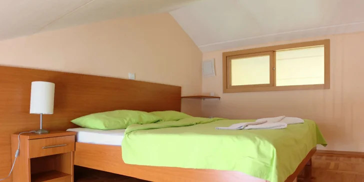 Každý apartmán má samostatnou ložnici.