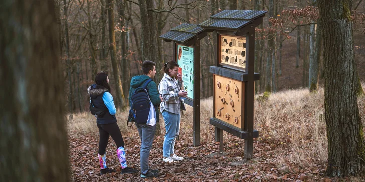 Hra probíhá v rámci naučné stezky dlouhé cca 700 m.