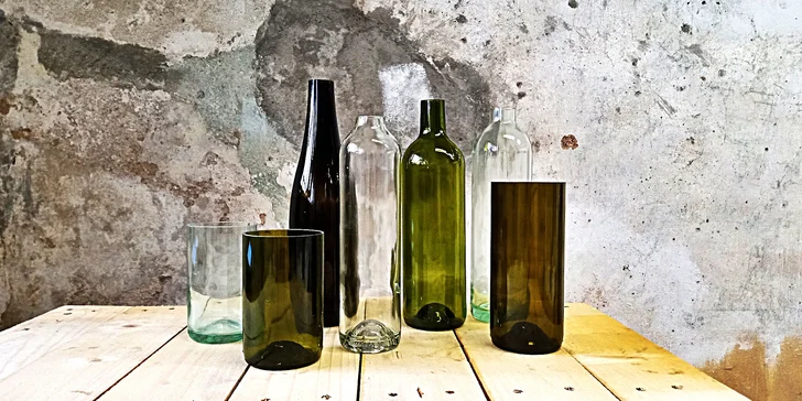 3hod. workshop pukání a broušení skla: vytvořte si vlastní designové skleničky a vázy