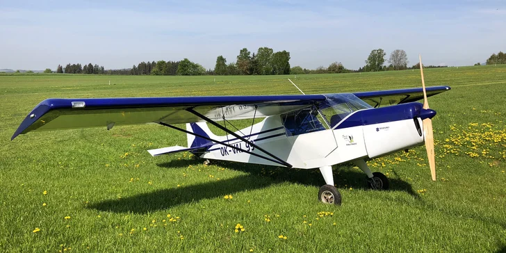 Pilotem sportovního letounu na zkoušku: pozemní příprava i let na 20–60 min.