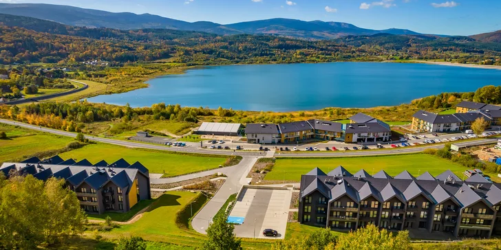 Pobyt v poľských Krkonošiach: apartmány pri jazere Sosnówka, raňajky alebo polpenzia a wellness