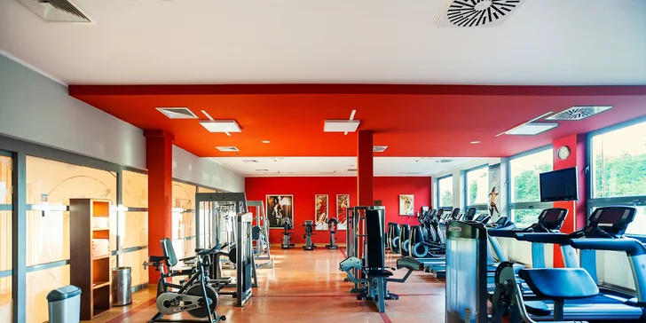 Zdarma tu můžete využít fitness centrum.