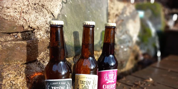 Když vstoupíte do chaloupky, po levé straně na vás čeká chladnička plná drinků (za příplatek) a vybavená kuchyňka. 