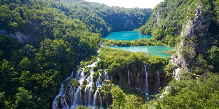 Na programu je i návštěva Národního parku Plitvická jezera. 