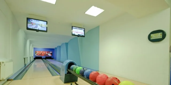 V hotelu si můžete zahrát bowling.