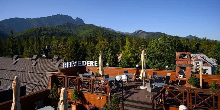 Hotel Belvedere**** nájdete v tichom prostredí v bezprostrednej blízkosti Tatranského národného parku.