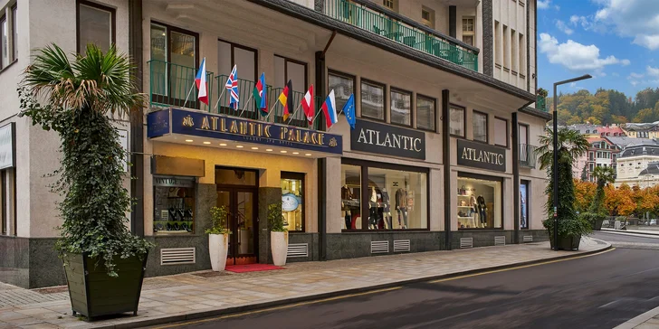 Na procedury budete docházet do budovy hotelu EA Atlantic Palace nebo Alžbětiných lázní.