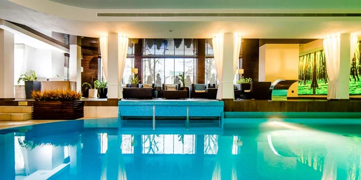 V hotelu pro vás vyjednali neomezený vstup do nádherné wellnes zóny, kterou najdete v hotelu Grand Hotel Butique (500 m).