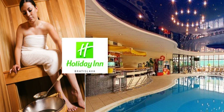 Celodenný vstup alebo permanentka na 5 vstupov do wellness centra hotela Holiday Inn v Bratislave