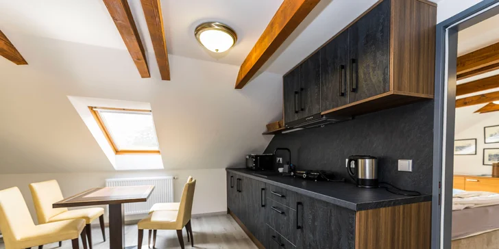 V ponuke sú apartmány, v ktorých sa pohodlne ubytujete v 2 až 7 osobách.