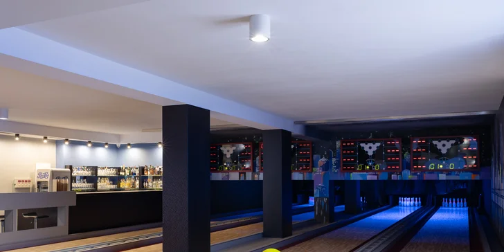 V resortu si můžete za poplatek zahrát i bowling.