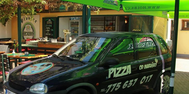 Pizzy mohou dovézt až k vám domů.