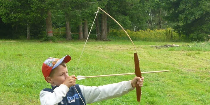 Nejen chlapce potěší lukostřelba.