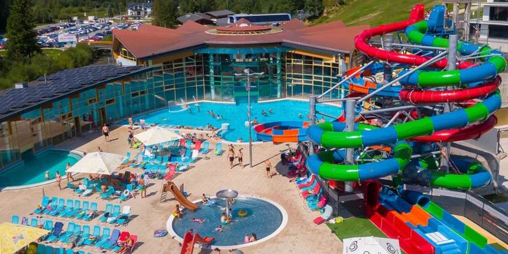 Komfortné ubytovanie v Oraviciach: raňajky a vstup do aquaparku meander Thermal & Ski Resort v cene