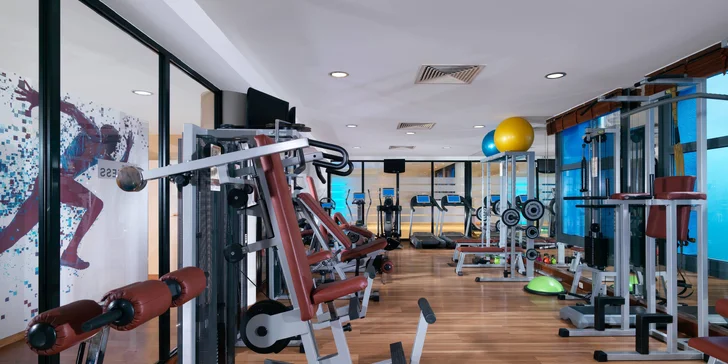 I fitness můžete využívat dle libosti. 