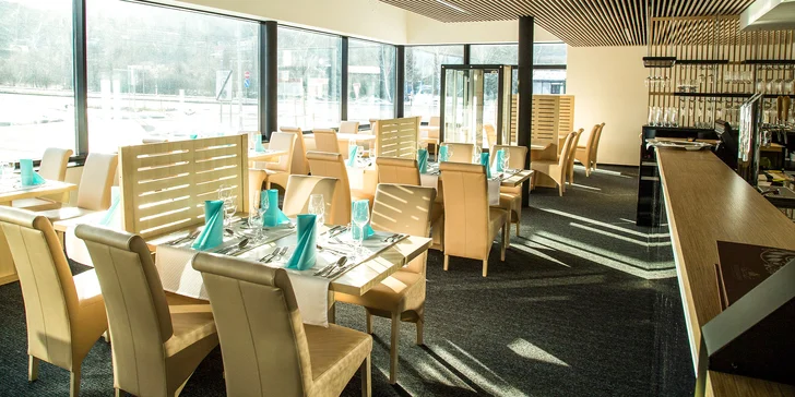 V hotelu Thermal Šírava Spa Resort najdete také lobby bar a Albert View bar, který se pyšní výhledem na vodní plochu Zemplínské šíravy.