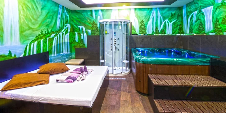 Privátní wellness až pro 4 osoby s možností romantické varianty