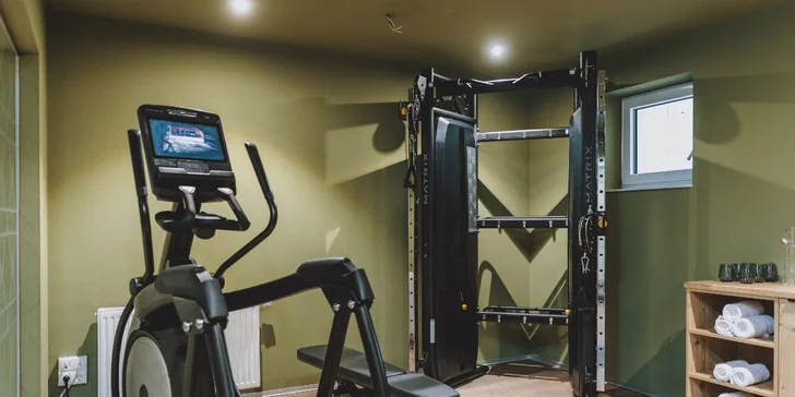 Kdykoli můžete zajít i do fitness.