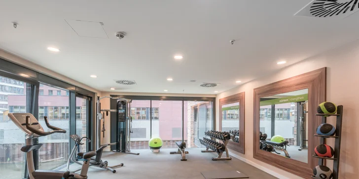 Zdarma můžete využívat fitness. 