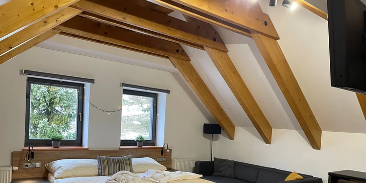 Některé apartmány nabízí oddělenou ložnici, jiné mají jednu velkou obytnou místnost. 