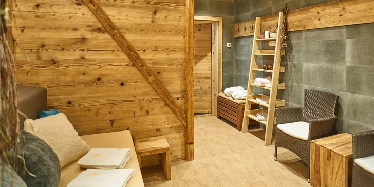 Těšte se i na odpočinek v hotelové wellness zóně.