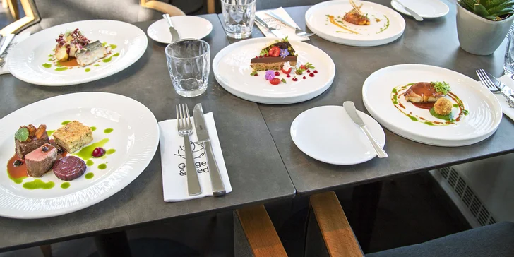 5chodové degustační menu v restauraci Ginger & Fred i s vinným párováním
