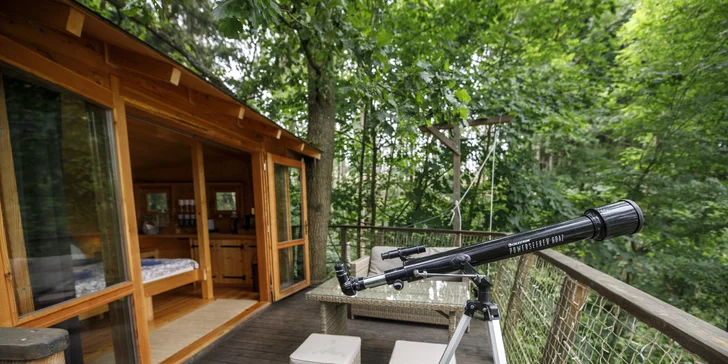 Určite vás poteší veľká terasa s posedením. (Treehouse Manka)