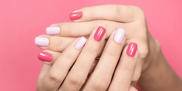 Krásné ruce: P-shine manikúra, rubber gel, doplnění či nové gelové nehty