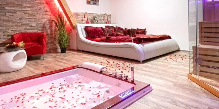 Privátní wellness: občerstvení, růže, pokojová služba i doprava vozem Bentley