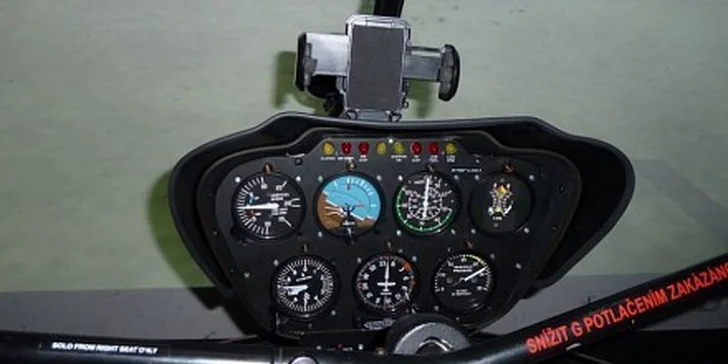 Za 960 Kč se staňte pilotem Vrtulníku Robinson R22, let v hodnotě 1950 Kč