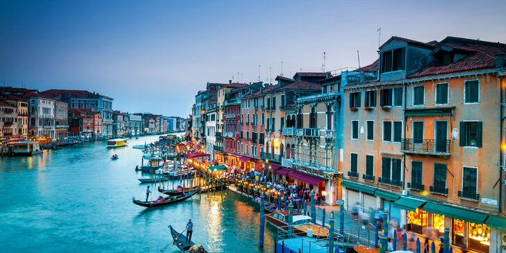 Celodenní koupání v Jesolu a večerní Benátky lodí