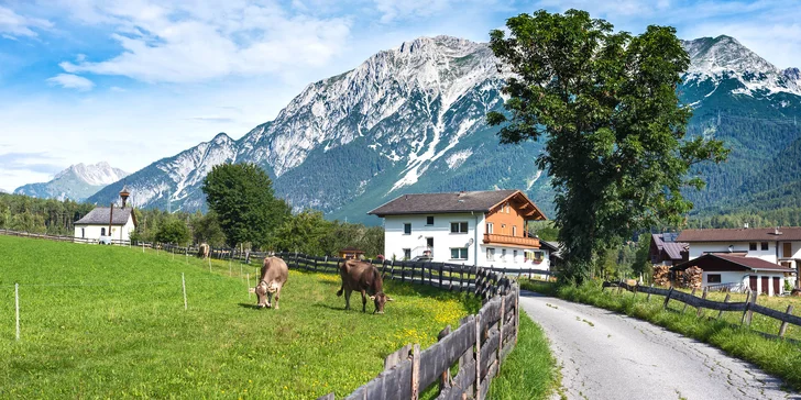 Do rakouských hor: aktivní pobyt s polopenzí, slevovou kartou i wellness