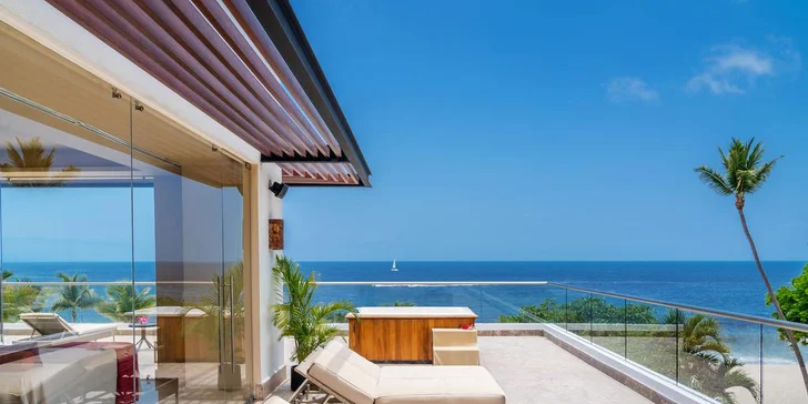 Exotický 5* plážový resort v Mexiku: 7–13 nocí s all inclusive, 5 bazénů, fitness