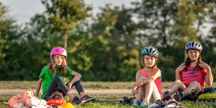 10týdenní kurzy inline bruslení pro děti i dospělé po celé Praze