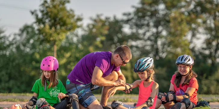 10týdenní kurzy inline bruslení pro děti i dospělé po celé Praze