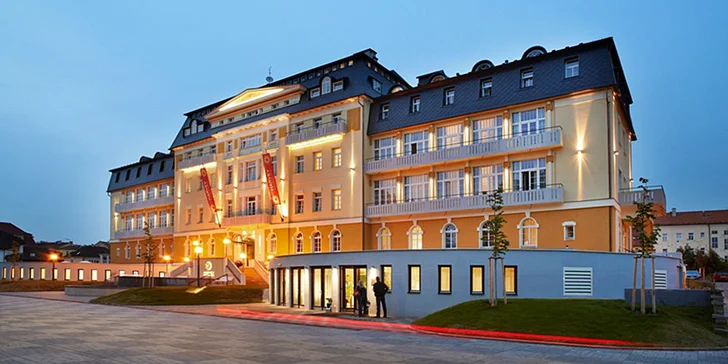Luxusní lázeňský pobyt s procedurami v 4* hotelu ve Františkových Lazních