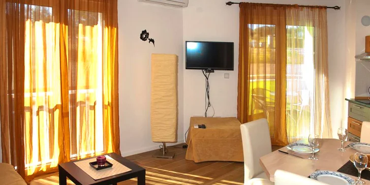 Apartmán na Istrii pro 3 osoby: plně vybavená kuchyňka, kousek od pláže