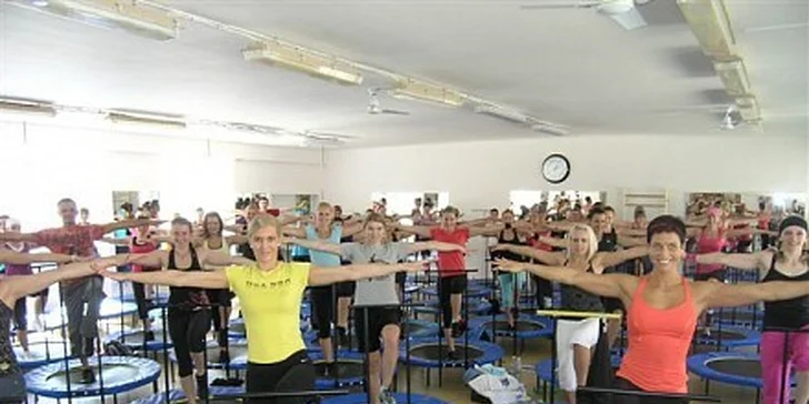 80 Kč za lekci Jumpingu v Brně v původní hodnotě 120 Kč