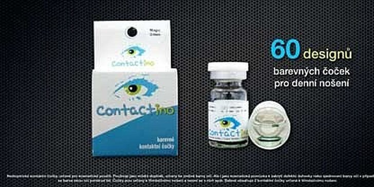 219 Kč za balení barevných kontaktních čoček Contactino v hodnotě 325 Kč
