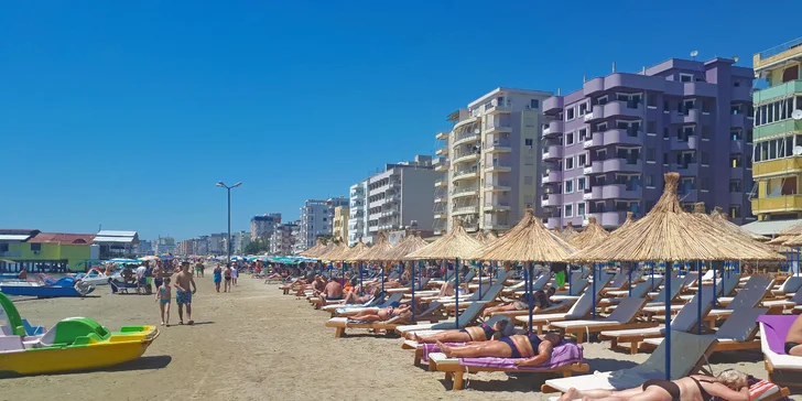 Albánie, Drač: letenka, 7 nocí v klidu 1lůžkového pokoje a all inclusive