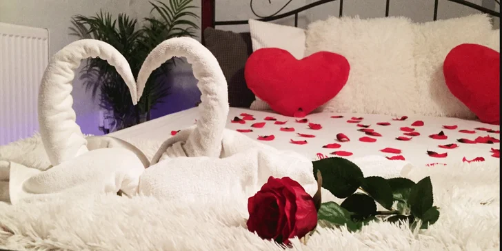 Valentýnské uvolnění a romantika ve Wellnessu pro dva