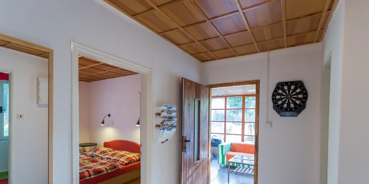 Apartmán u Vranovské přehrady: vybavená kuchyně i zahrada s grilem