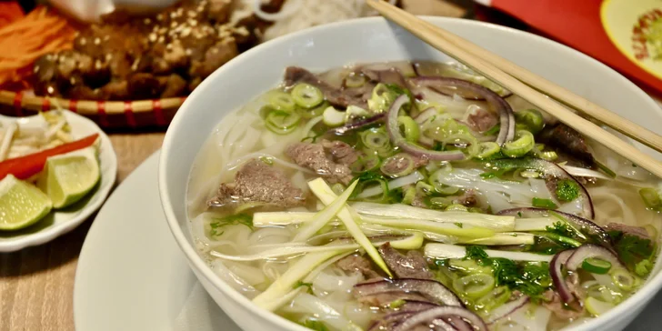 Vietnamské Phở, Bún bò Nam Bộ nebo Bún chả pro 1 nebo 2 osoby