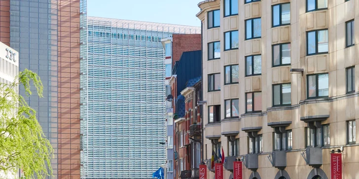 4* hotel v Bruselu se snídaní: uprostřed evropské čtvrti, 10 min. do centra