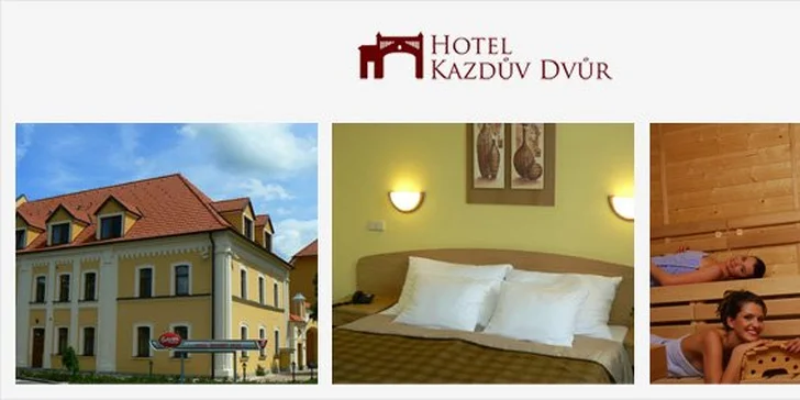3590 Kč za tři dny s polopenzí PRO DVA v luxusním hotelu Kazdův Dvůr**** v hodnotě 10710 Kč. Neomezený vstup do fitness a bazénu se slanou vodou i báječné procedury se slevou 66 %.