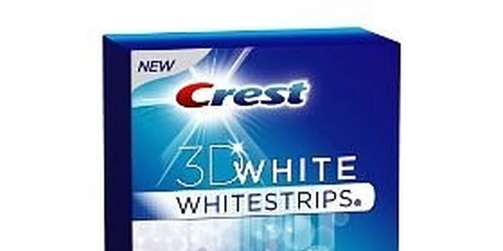 752 Kč za bělící pásky na zuby Crest Vivid vč. poštovného v hodnotě 1075 Kč