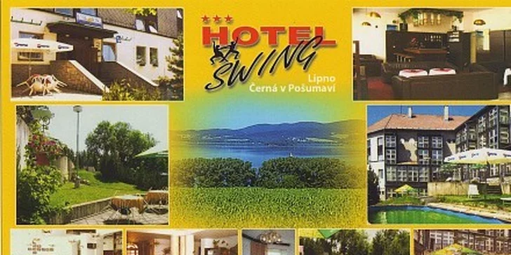 1424 Kč za dvoudenní pobyt pro dva v Hotelu Swing *** v hodnotě 1900 Kč