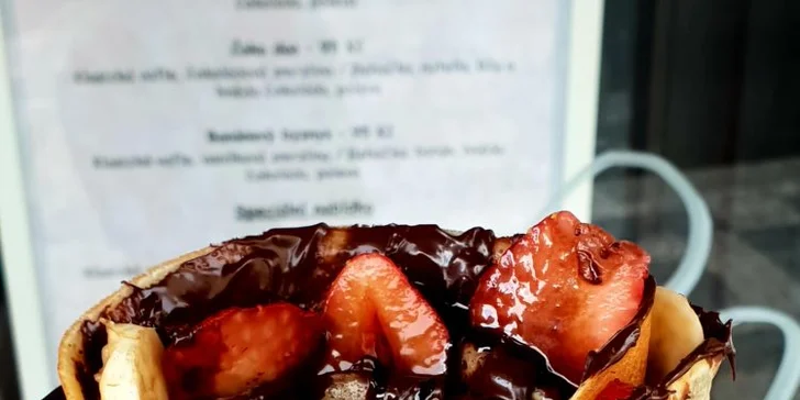 Mlsání pro každého: sladká nebo slaná palačinka podle výběru pro 1 i 2 osoby
