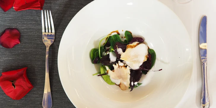 7chodové degustační menu pro dva - siven i kachna v luxusním podání